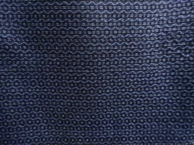 JAPANESE KIMONO / ANTIQUE MENS HAORI / SILK / DORO OSHIMA TSUMUGI